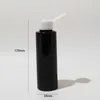 Garrafas de armazenamento 50pcs 100ml loção plástica vazia branca com tampas recarregáveis garrafa de shampoo 3,5 oz recipiente de lavagem líquida