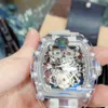 Designerhorloges Luxe herenhorloges Horloges van hoge kwaliteit Waterdicht roestvrijstalen wijzerplaat 41 mm saffierspiegel Automatisch mechanisch kernhorloge Richar Watch 2vay