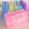 Opbergzakken Dames PVC Waterdicht Cosmetisch Reizen Draagbare Toilettas Waskoffer Handtas Organizer Pouch Vrouwelijke make-up koffers