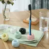 Shower Toothbrush Colorful Shelf Holder Rack Bath Accessories Creative Ceramic Tableware Makeup Pencil Storage