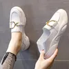 Casual schoenen lente/herfst mode comfort klimplanten loafers mocassin femme witte platform platte hak dames sneakers