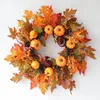Decorative Flowers Artificial Plant Flower Fake Pumpkin Decor Home Decoration Wall Hanging Wedding Mariage Party Halloween Thanksgiving Day