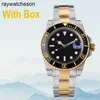 Rolaxs relógio suíço relógios de pulso automático masculino designer anel cerâmica ouro 40mm movimento deslizante pulseira aço inoxidável waterproo