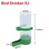 Outros suprimentos de pássaros alimentadores bebedor de água com clipe para gaiolas de papagaio dispensador de água garrafas bebendo tigelas para animais de estimação