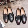 Shoes Double Monk Strap Shoes Vintage Shoes Men Formal Loafers Men Coiffeur Leather Shoes Men Classic Luxury Italian Brand Ayakkabi