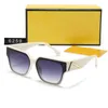 Design de mode F lunettes de soleil hommes et femmes voyage décontracté protection UV cadre carré cadre ovale lunettes de soleil tendance