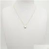 ペンダントネックレスファッションゴールドスターチョーカーネックレス女性ジュエリーネックチェーンBijoux Collares Mujer Collier Femme Drop Delivery Pend Dhreq