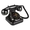 Decorative Plates Retro Landline Telephone Old Fashioned Vintage Phones With Classic Metal Bell For Home Office