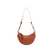 Ladies Hand Bag Manufacturers Promotion Paris Niche Dign Single Shoulder Crossbody for Women with Lychee Pattern Crcent Genuine Leather Underarm Saddle