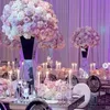 Ваза для свадебного стола, центральные детали из нержавеющей стали, подставки для цветов, вазы, дорожное украшение для вечеринки