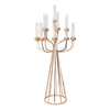 Metal Candelabra for Home Party Decoration, Candle Holders, Stands, Wedding Table Centerpieces, Road Lead, Christmas