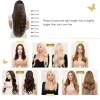 Extensions VeSunny Clip in Hair Extensions Human Hair Balayage Human Hair Extensions 1024inch Natural Extension Hair Clip For Women