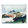 タペストリーズ・カイ・プロビンスのinume pass by katsushika hokusai tapestry carpet wall bedroom decoration decorations