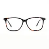 Solglasögonramar 2024 Square Brand Retro Recept Glasögon Kvinnor Acetat Myopia Business Eyeglass Frame Optical Eyewear TF5478