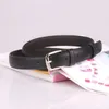Cinture Cintura da donna nera regolabile in ecopelle da donna con design multiforo cinturino elegante per costumi e abiti