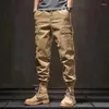 Men's Pants Work Long Casual Camouflage Multi Pocket Cotton