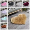 Tapis Tapis Tapis Fort Amour Coeur Forme Antidérapant Acrylique Moelleux Tapis Tapis En Peluche