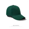 Ballkappen Hüte Koreanische Version Einfacher und vielseitiger Baseball Cap Casual Feste Farbe Herren Frauen Sonnenhut Frühling Sommer