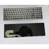 لوحة مفاتيح الكمبيوتر المحمول في الولايات المتحدة الجديدة لـ HP EliteBook 850 G5 Silver Frame بدون إضاءة خلفية OEM OEM