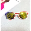 2140 Classic Mi Nail American Flag Independence Day Sunglasses Party Decorative Glasses