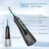 Autres appareils Irrigateur oral 5 modes USB chargeant la buse d'évier dentaire portable 300 ml réservoir d'eau nettoyant pour dents 6 buses H240322