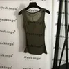 Camisole d'été transparente pour filles, t-shirt de luxe, à la mode, sans manches, en coton doux au toucher, gilets féminins