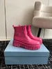 مصمم نساء p boots colorful platform zipper boots boots Martin Boots Women Shoes Chelsea Biker Boots