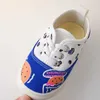 Sneakers Herfst Canvas Schoenen Voor Kinderen Jongens Luipaardpatroon Lage Schoenen Meisjes Mode Vrijetijdsschoenen Baby Zacht Glijdende Kleuterschool Sportschoenen 240322