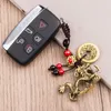 Keychains Car Key Chain Fob Creative Keyring Wallet Keychain Decoration Brass Backpack Man Pendant