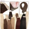 Extensions Snoilite Natural Hair Extensions 2.5g/pc Tape In Human Hair Adhesive Invisible Skin Weft Double Sides Glue In Hair Extensions