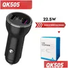 Автомобильное зарядное устройство Qk505 Зарядные устройства 2 порта USB Smart Fast Qc 3,0 2,0 2,4A 3 A для смартфонов Прямая доставка Автомобили Мотоциклы Auto Electr Ot9Nq