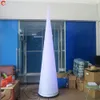 4mh (13,2 pieds) avec éclairage LED de ventilation Activités extérieures Ballon de cône gonflable à vendre Décoration de scène de marques de ballons à air