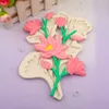 Moules à Fondant Rose, Branches de Fleurs et Feuilles Moules en Silicone au Chocolat, pour la décoration de gâteau de Mariage, pâte de Fleur, Bonbons, Artisanat en Sucre, pâte d'amande 1222124