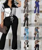 Femmes Survêtements Lady Robe Hauts Sans Manche Et Pantalons Ensemble Tenues Vêtements De Sport Décontractés Deux Pièces Ensembles Chemises Pantalon Causal Costume De Sport Vêtements