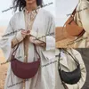 Mode handtas Franse Polen Crescent Bag Nieuwe Top lederen Cross Body halve maanden tas Luxe enkele schouder onderarm woon-werkverkeer Dames draagtas