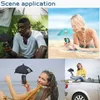 Cell Phone Mounts Holders Universal Mini Umbrella Stand With Suction Cup Cell Phone Stands Cute Kawaii Outdoor Cover Sun Shield Mount For iPhone Holder 240322