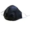 Fashion Leather Face Mask med andning Vae Breattable PU -skyddande dammtät tvättbara återanvändbara munmasker DHL gratis frakt S