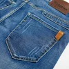 Summer Mens Slim Denim Shorts Business Casual Fashion Lous Stretch All-Match Jeans Male High-End Brand Five-Point Pants 240308