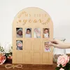 Quadros Baby Po Frame Keepsake Board Imagem do primeiro ano para o marco nascido
