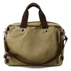 Tas Damestassen Hoge capaciteit Aktetas Handtas Canvas Laptop Vintage Casual Reisschouder Messenger Crossbody