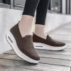 Ayakkabı Kadın Hava Yastık Sabahları Yaz Yeni Nefes Alabilir Sinek Dokunma Kama Ayakkabıları Kadınlar İçin Düz Kaydırıyor Günlük Bayanlar Yürüyüş Ayakkabıları