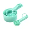 Hushållsskalor Mätsked Mätkopp Bakningsverktyg Diy Cake Bakning Pulversked 10 Stycken Skala Set Plastic Measuring Spoon 240322