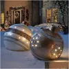 Décorations de Noël 60cm Boule gonflable extérieure en PVC NT Grand S Arbre Jouet Cadeaux de Noël Ornements 221027 Drop Livraison Home Garden OTB3X