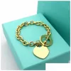 Pulseras con dijes Pulsera de trébol Diseñador de tenis de diamantes Sier Brazalete de bebé para mujeres Dhgates Flores Medusa Joyería de entrega de gota DH3XZ