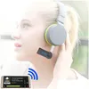 Bluetooth Car Kit Real Stereo Ny 3.5mm Streaming A2DP Wireless V3.0 EDR AUX O Musikmottagare Adapter för telefon MP3 Drop Delivery Auto Ottvn