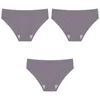 Women's Panties Sexy Seamless Underwear Sports Breathable Briefs Girl Low Waist Underpants Silk Lingerie Colorful Bikini