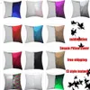 Style Mermaid Sequin Pillow Cover Sublimation Cushion Throw Decorative Pillowcase That Change Color Gifts Girl C A