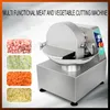 Commerciële Dicer Slicer Chopper Shredder Cutter Dubbele Hoofden Wortels Bladtomaat Fruit Groenten Snijmachine