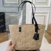 حقيبة القش Women Women Bag Bag Bags Handbags Fashion Counter Bag Bag Fashion Female Brand Basket Bag Luxury Casual Lescual