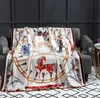 Cobertor de arte de alta qualidade de comércio exterior impressão digital tribunal fengyun cobertor jinli veludo luxo ar condicionado cobertores